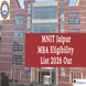 MNIT Jaipur MBA Eligibility List 2026 Out @mnit.ac.in; Interviews from March 16